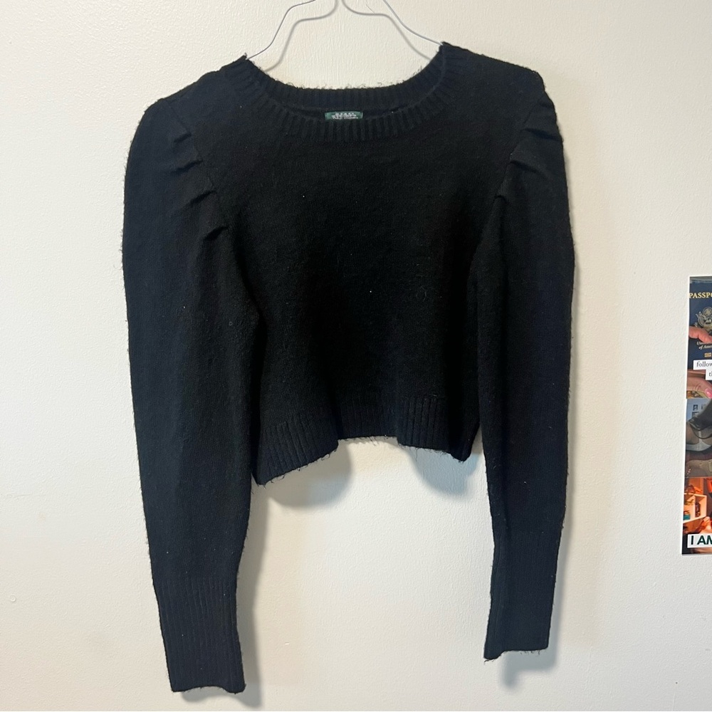 Wild Fable Black Crew Neck Sweater